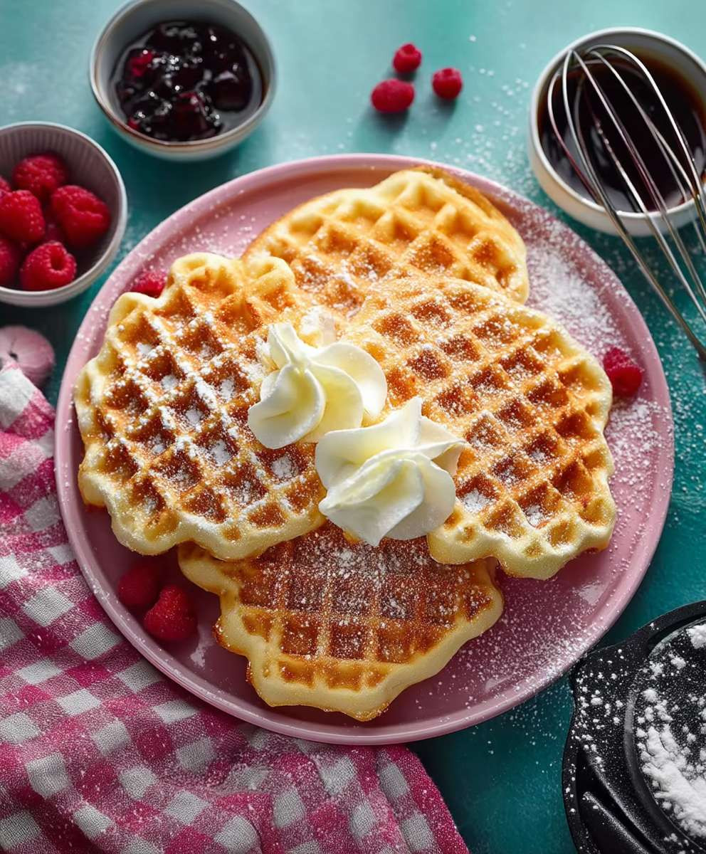 Omas Waffeln backen