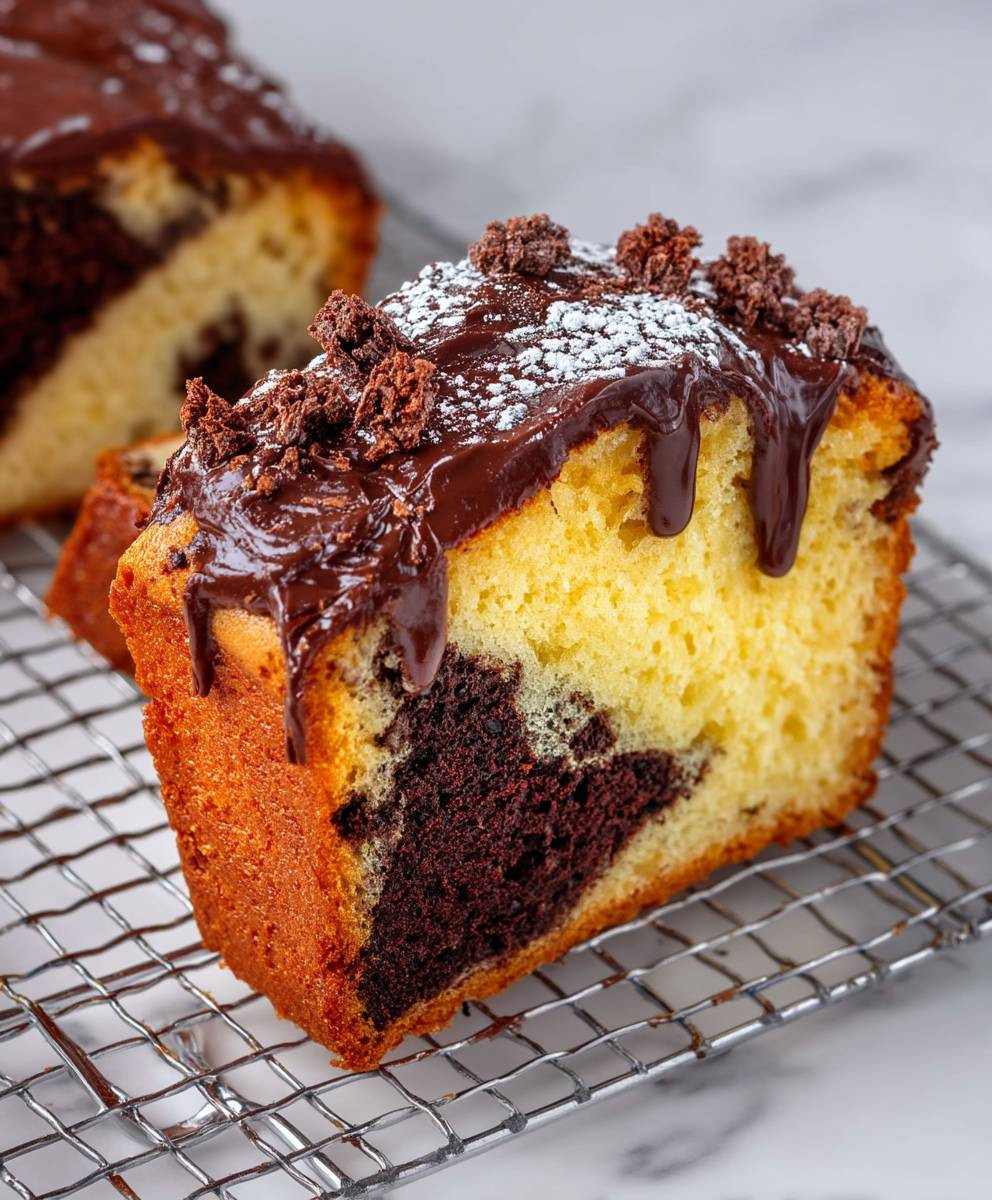 Marmorkuchen saftig backen