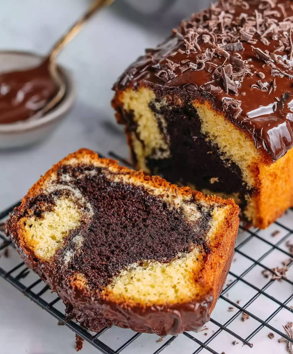 Marmorkuchen saftig backen