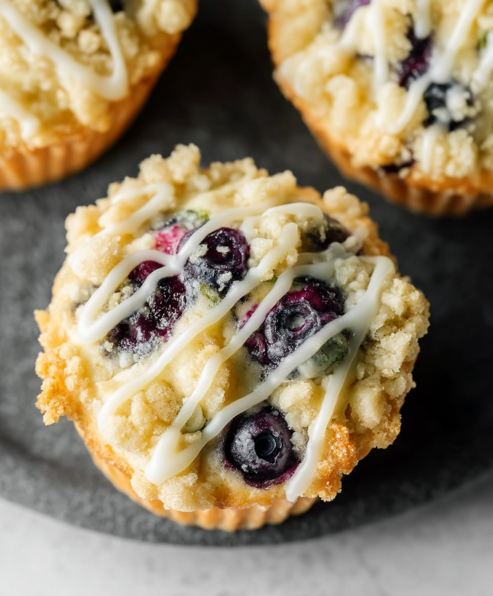 Blaubeer Streusel Muffins backen