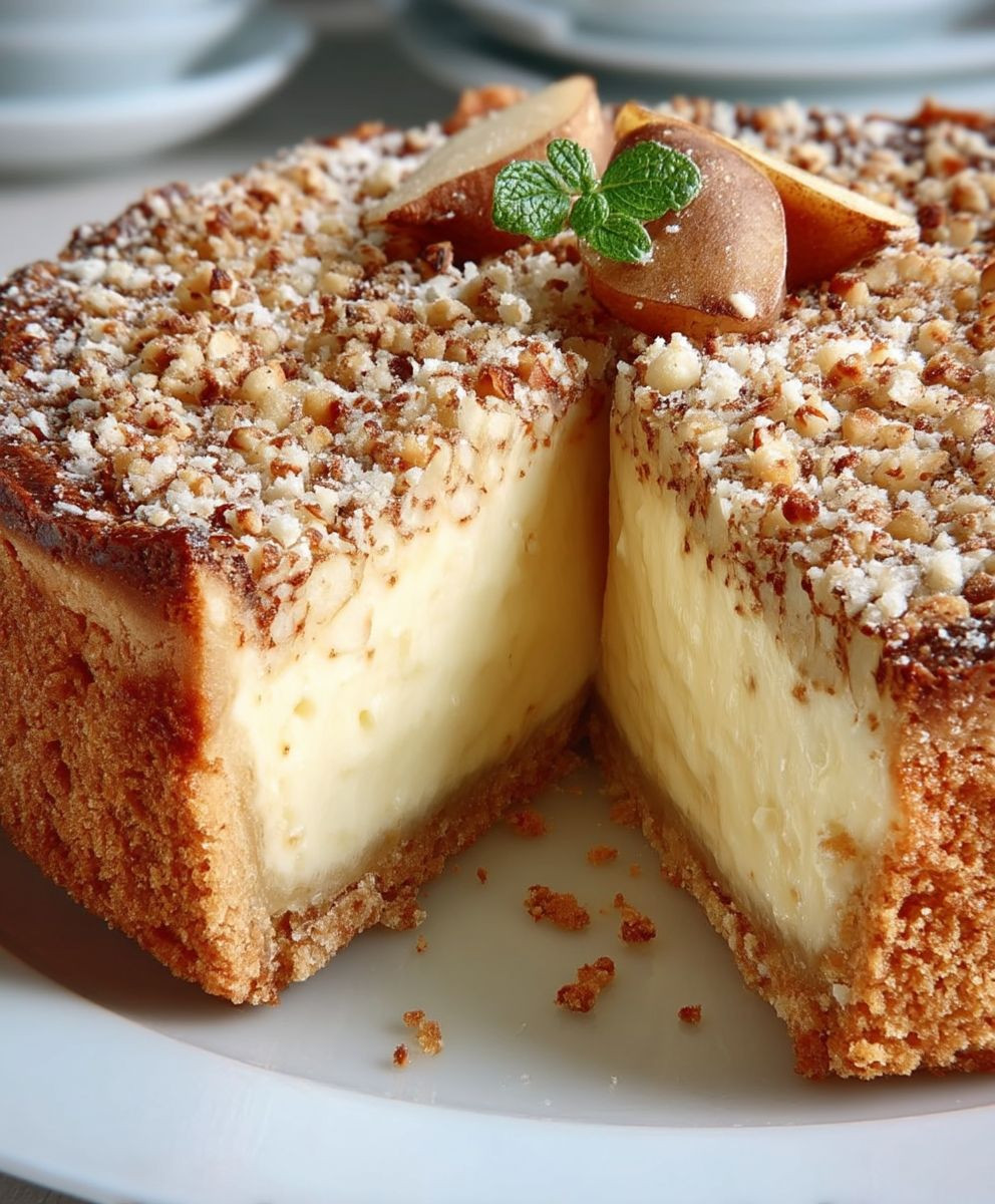 Birne Haselnuss Kuchen backen