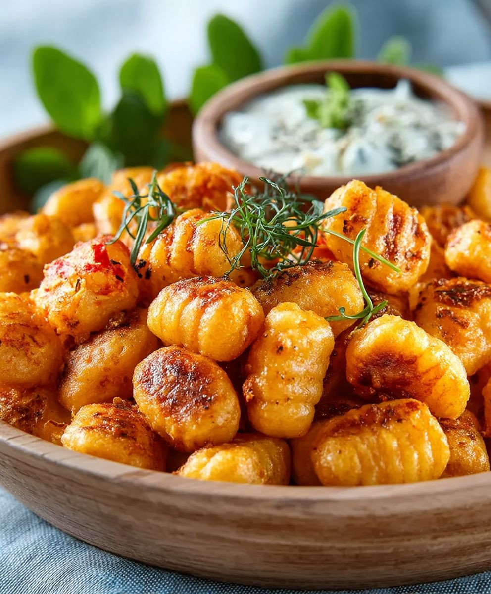 Heißluftfritteuse Gnocchi