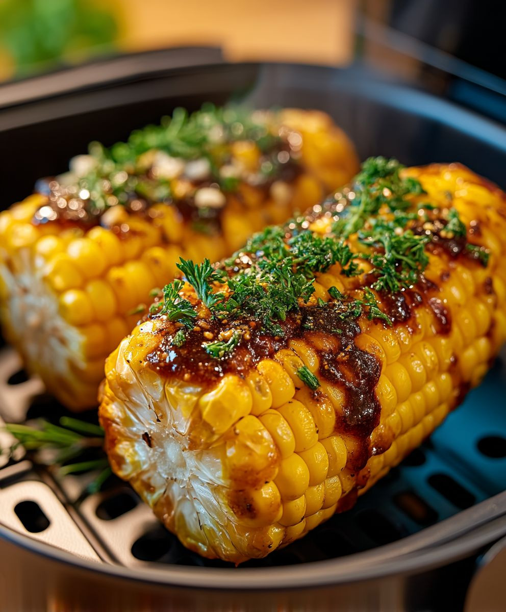 Airfryer Maiskolben zubereiten