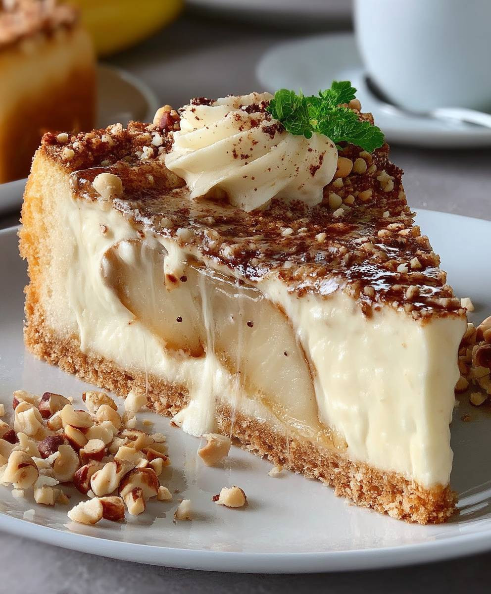 Birne Haselnuss Kuchen backen
