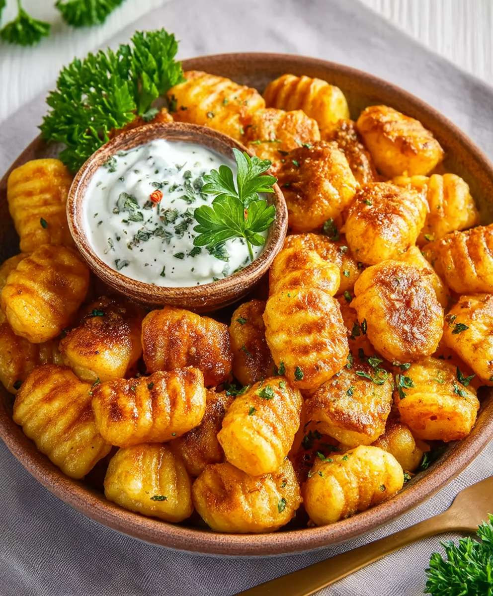 Heißluftfritteuse Gnocchi