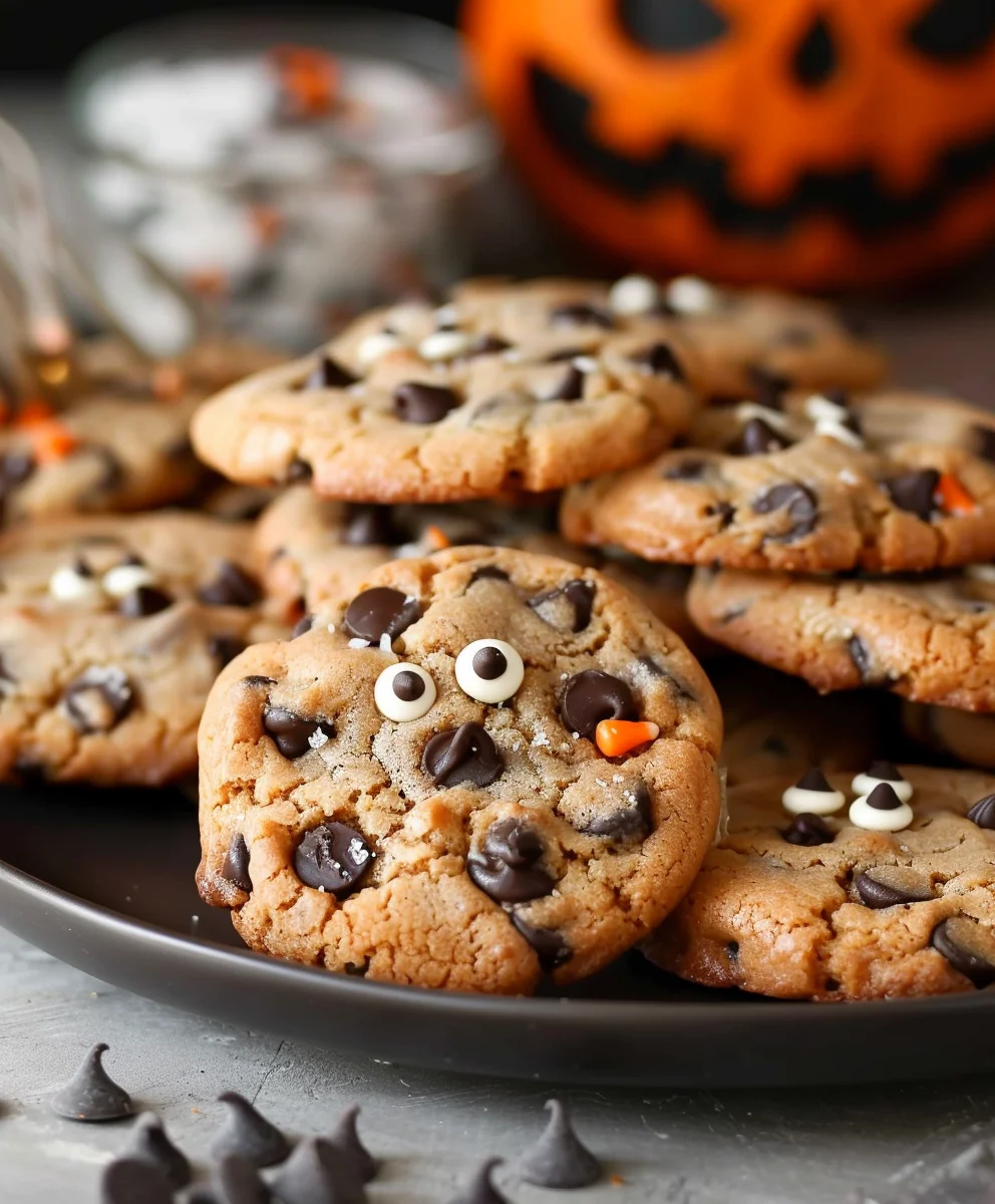 Halloween Chocolate Chip Cookies