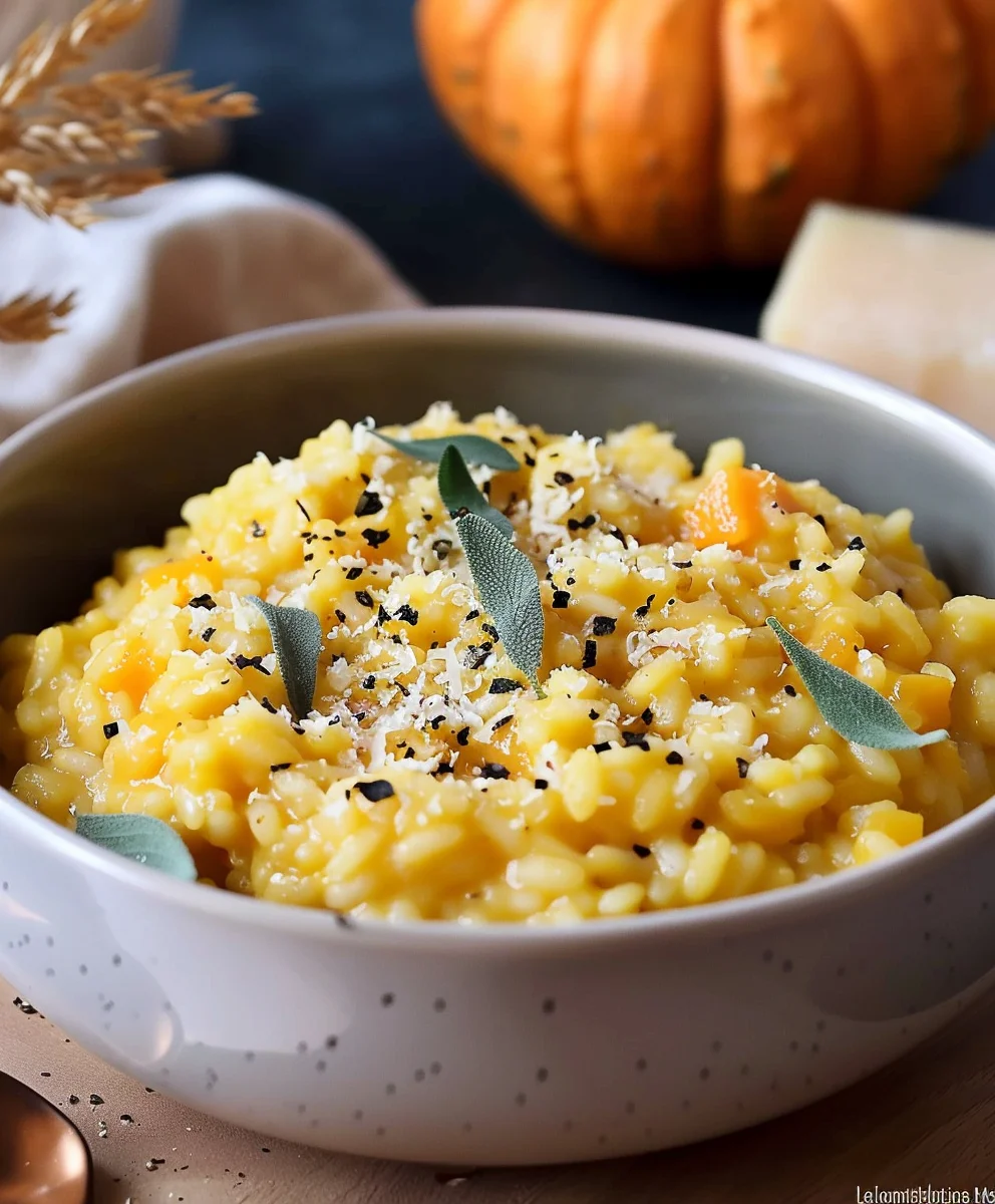 Rezept: Cremiges Hokkaido Kürbisrisotto einfach selbst gemacht