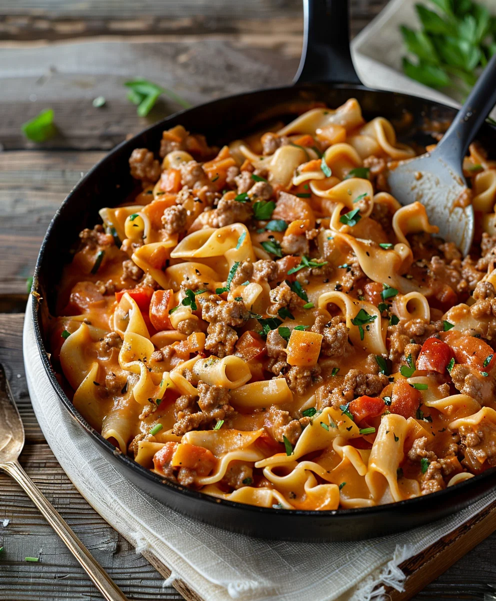 Schnelle Hackfleisch Nudel Pfanne – Dein Lieblingsrezept!