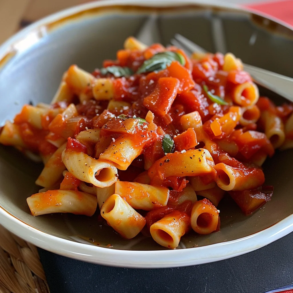 DDR Tomatensosse mit Makkaroni