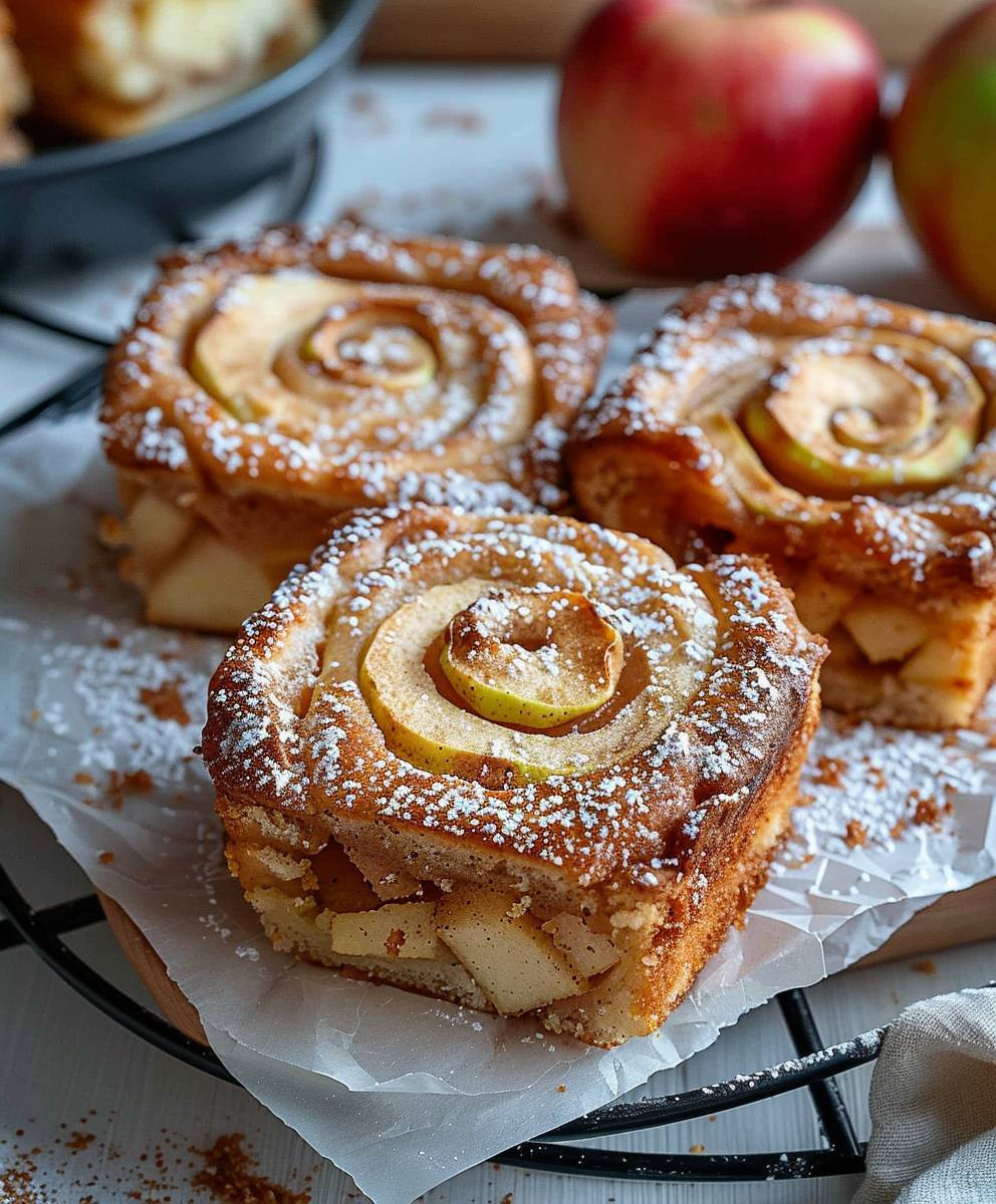 Zimtschnecken Apfelkuchen backen