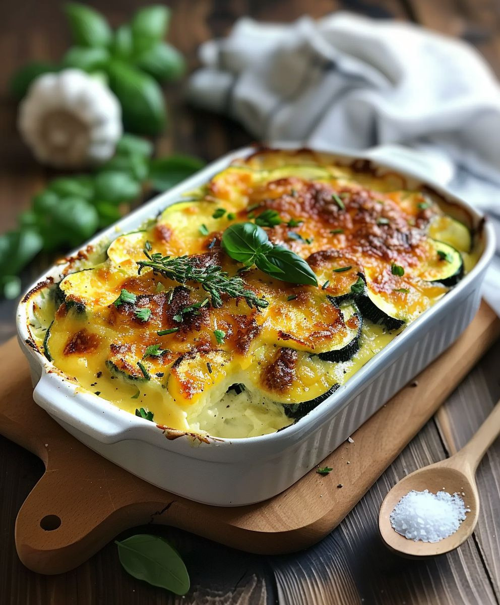 Kartoffel Zucchini Gratin Lafer