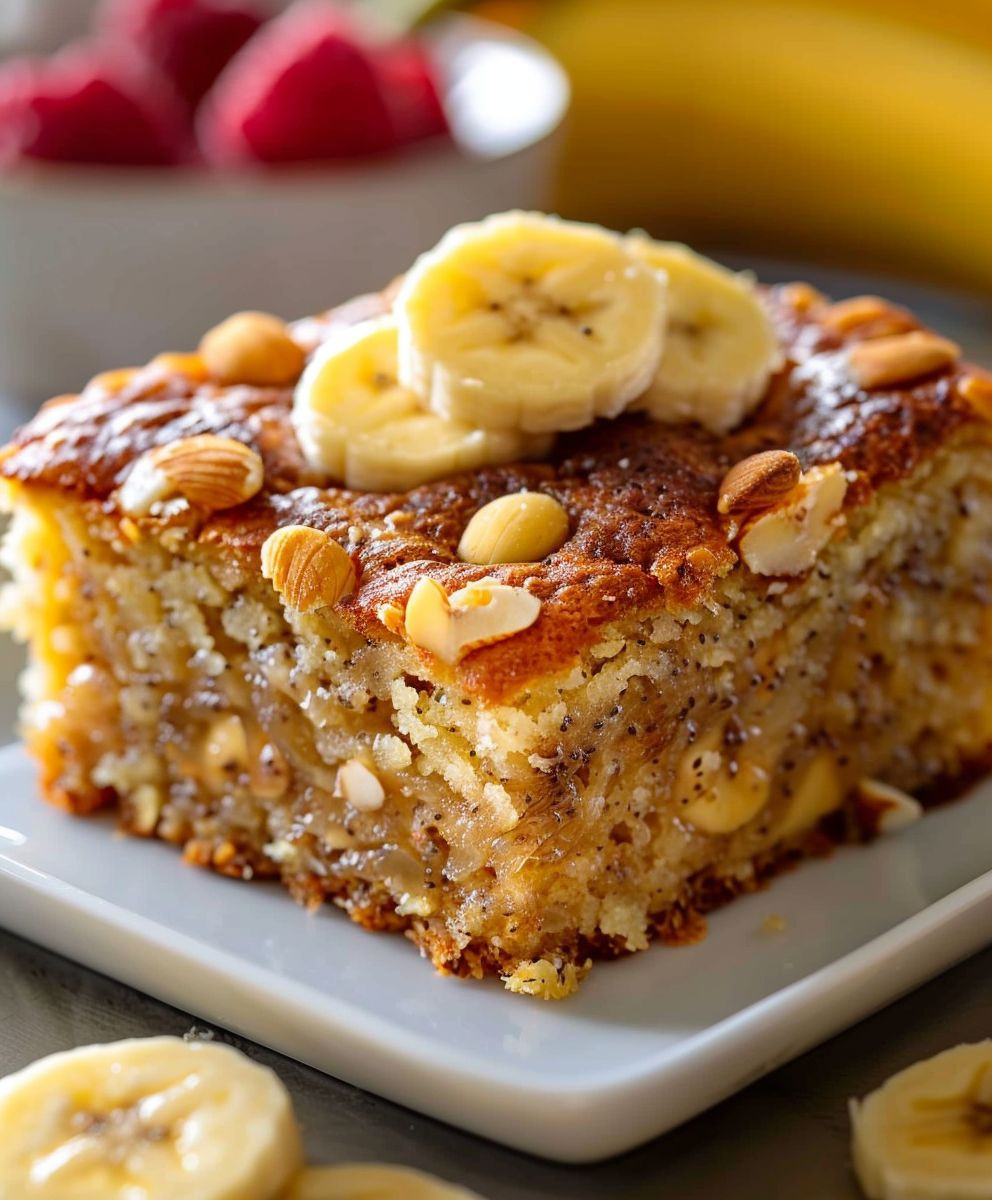 Haferflocken Bananen Kuchen gesund