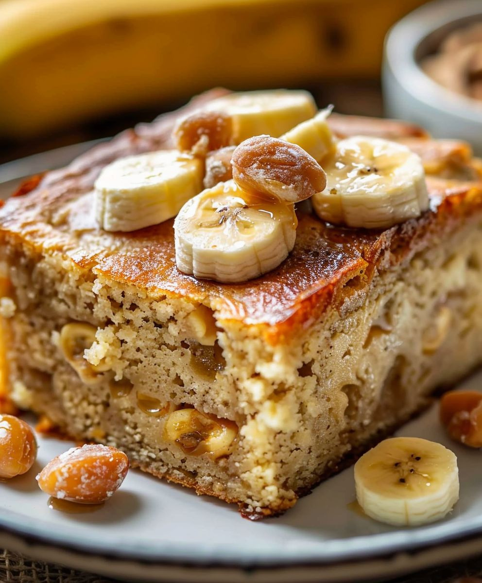 Haferflocken Bananen Kuchen gesund