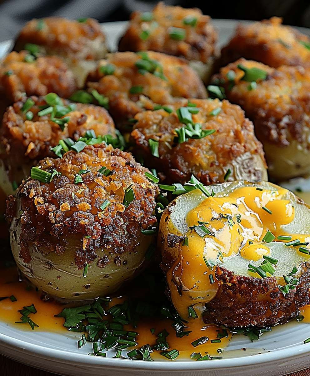 Gefüllte Kartoffeln mit Rinderhack
