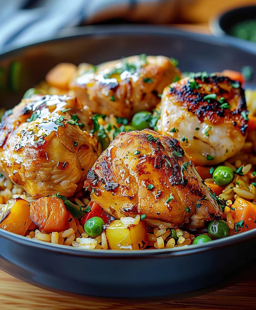 Eintopf Hähnchen Reis