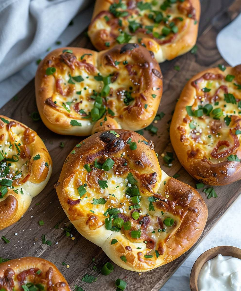 Flammkuchen Brezeln Partysnack