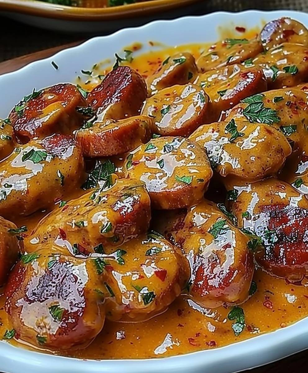 Bratwurstgeschnetzeltes einfach und lecker