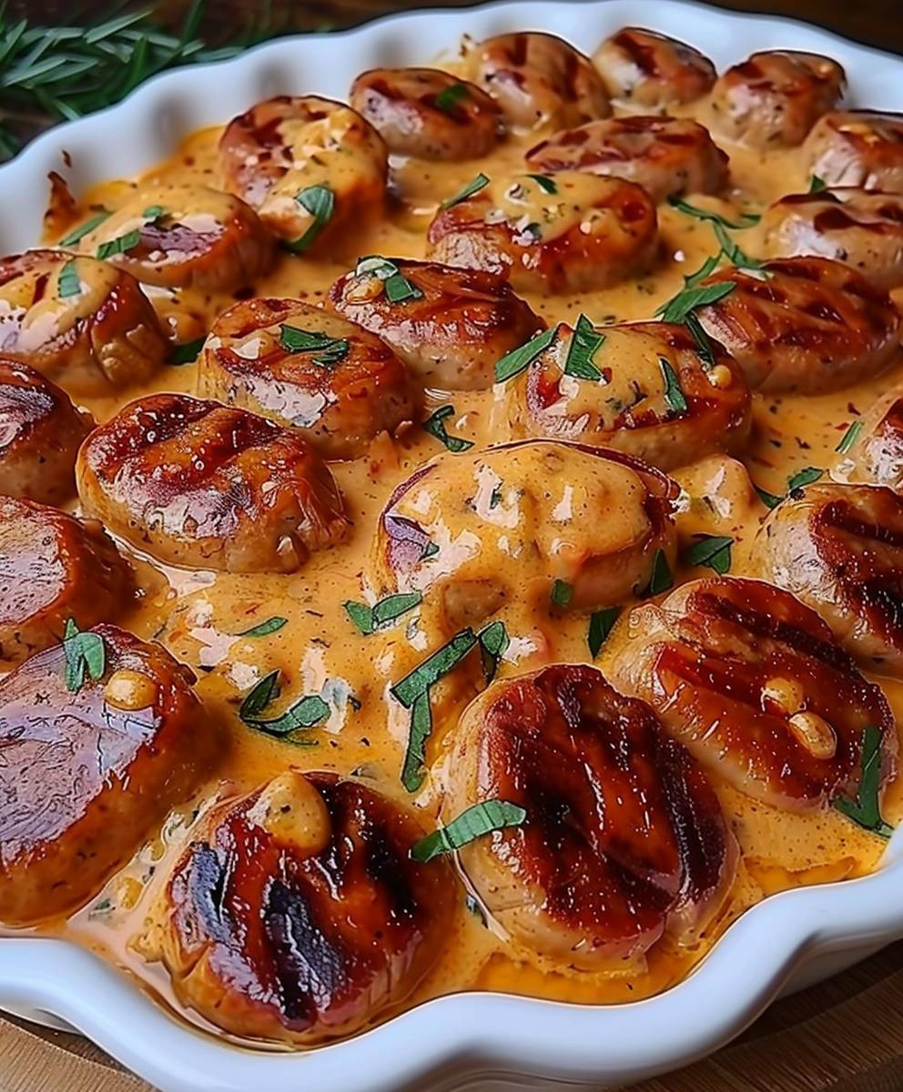 Bratwurstgeschnetzeltes einfach und lecker