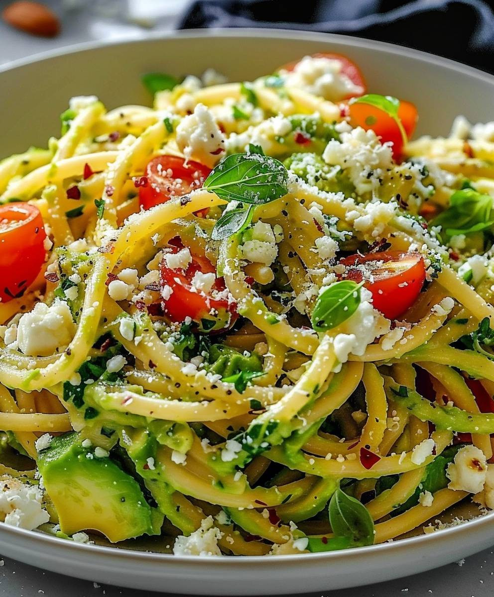 Cremige Avocado Pasta