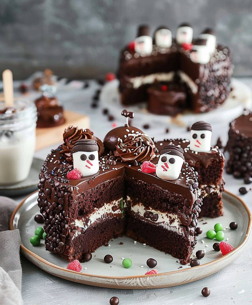 Schokokuss Torte Kindergeburtstag