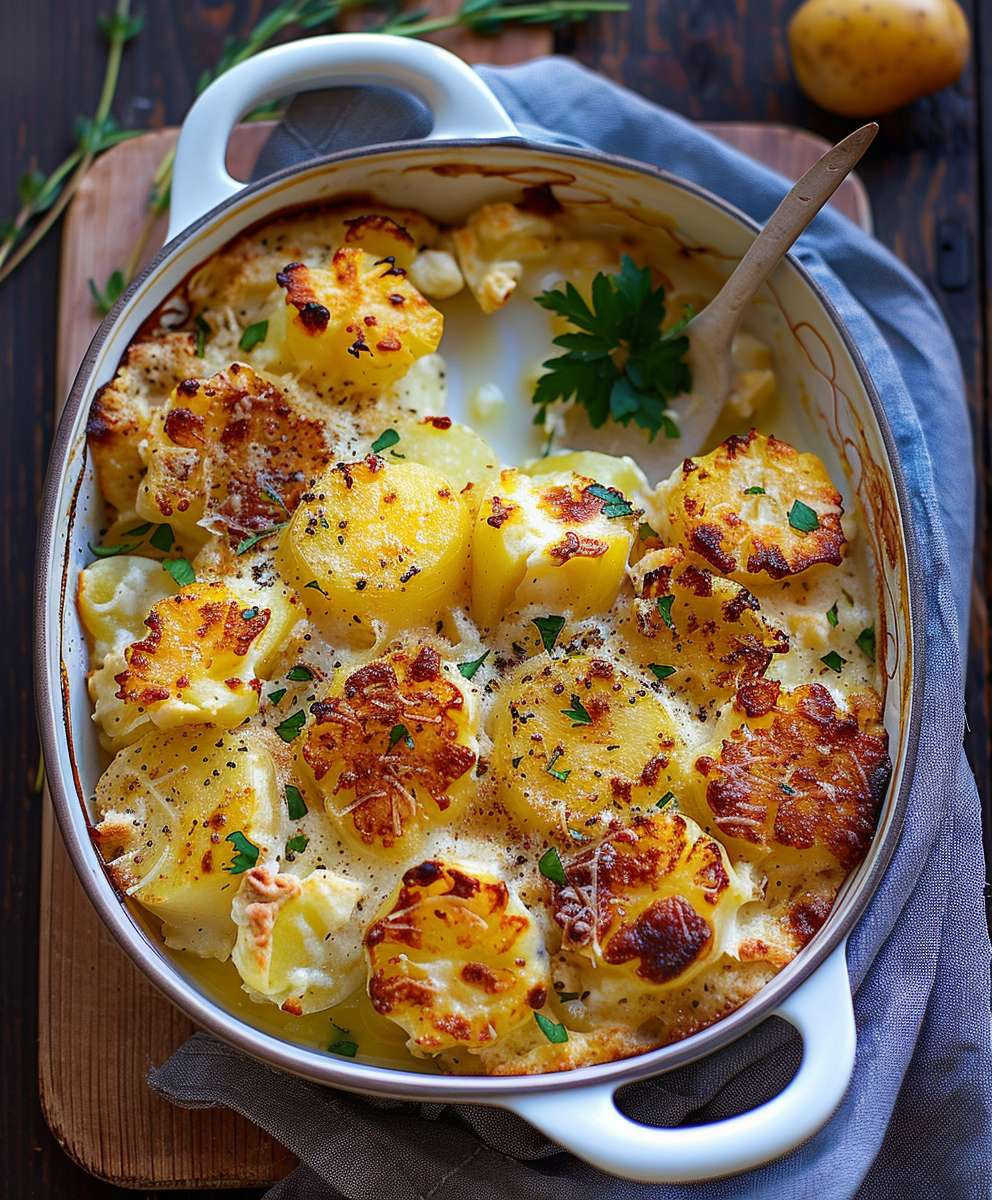 Blumenkohl Auflauf mit Kartoffeln