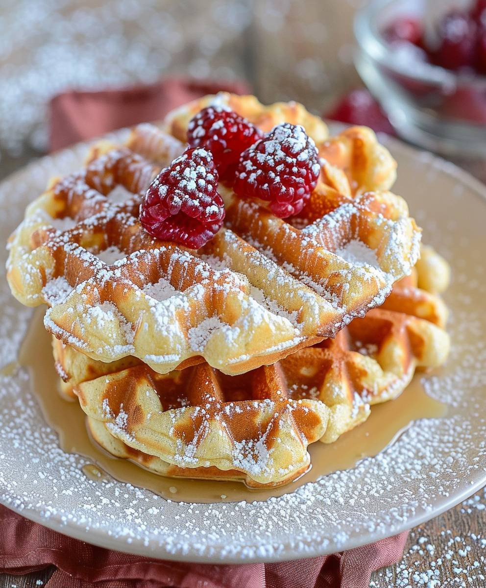Belgische Waffeln backen