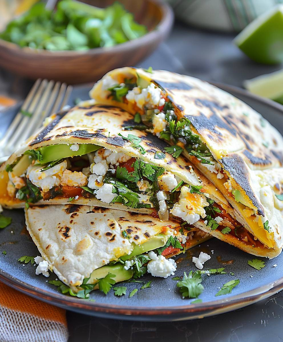 Feta Ei Taco Frühstück