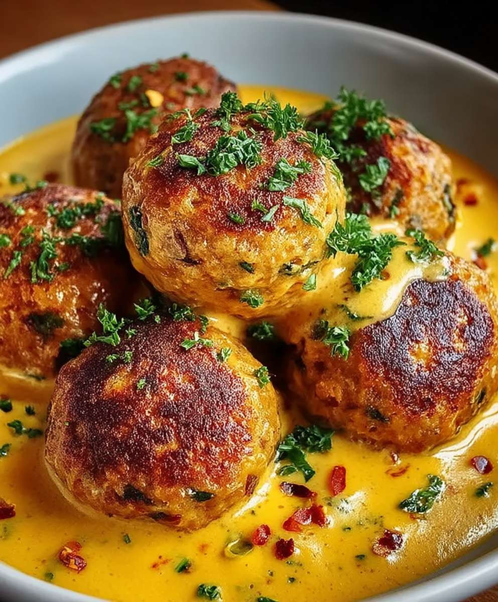 Vegane Linsenknödel Curry Sauce