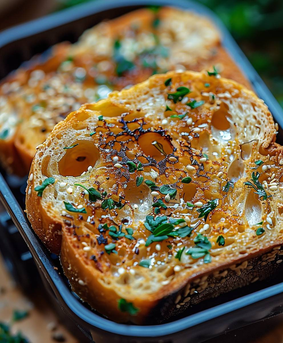 Airfryer Knoblauchbrot einfach zubereiten