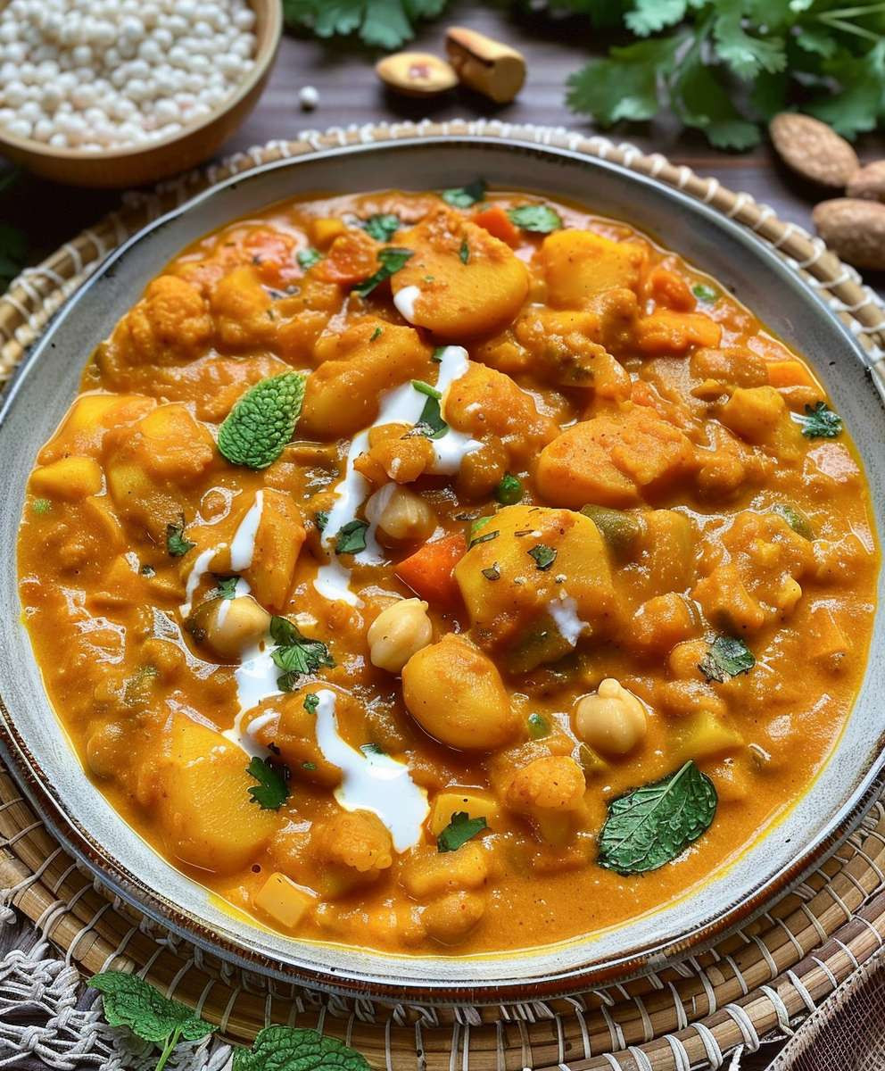 Süßkartoffel Curry vegetarisch einfach