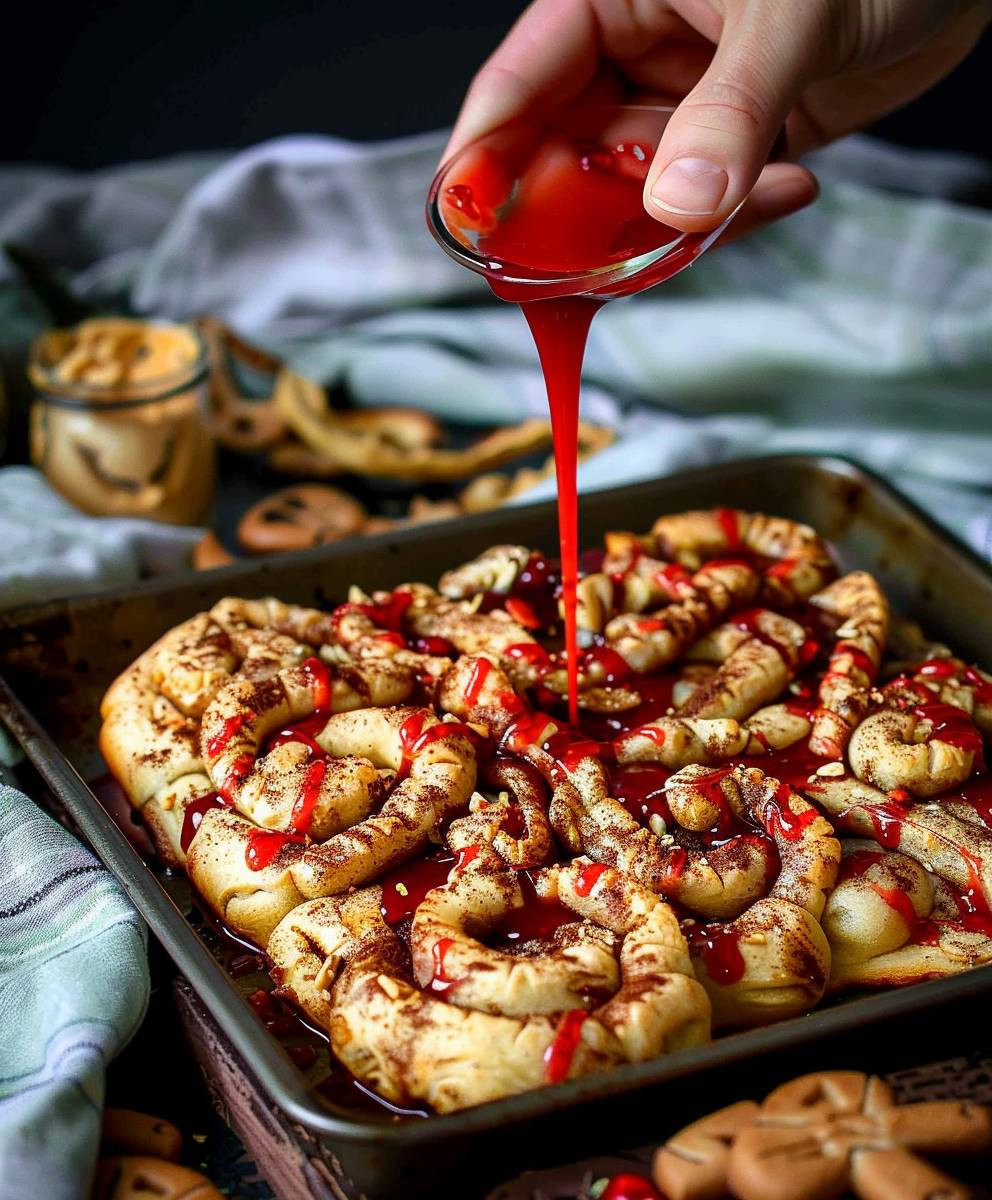 Halloween Zimtschnecken Frühstück