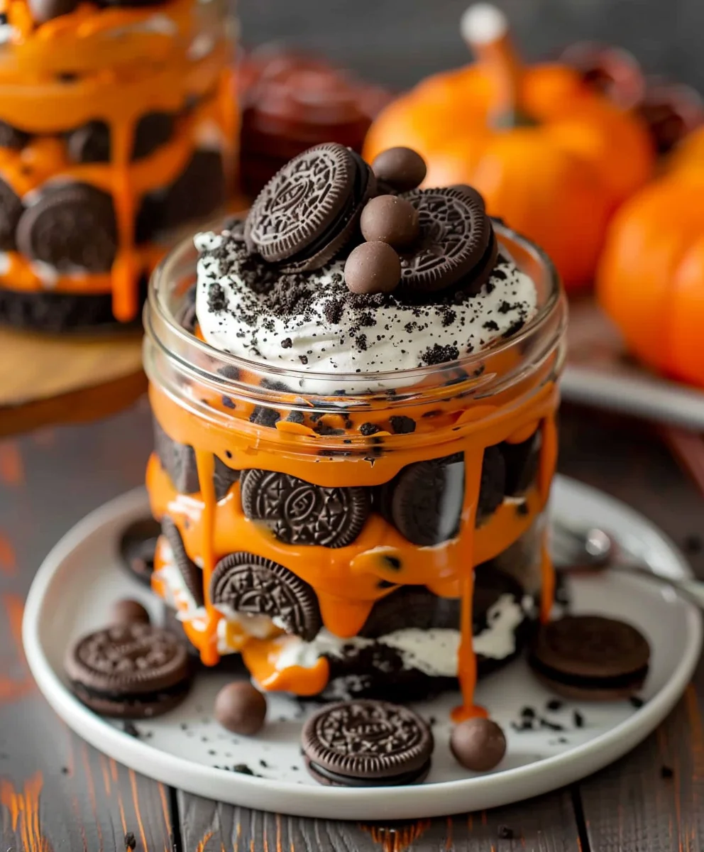 Halloween Oreo Dirt Cake