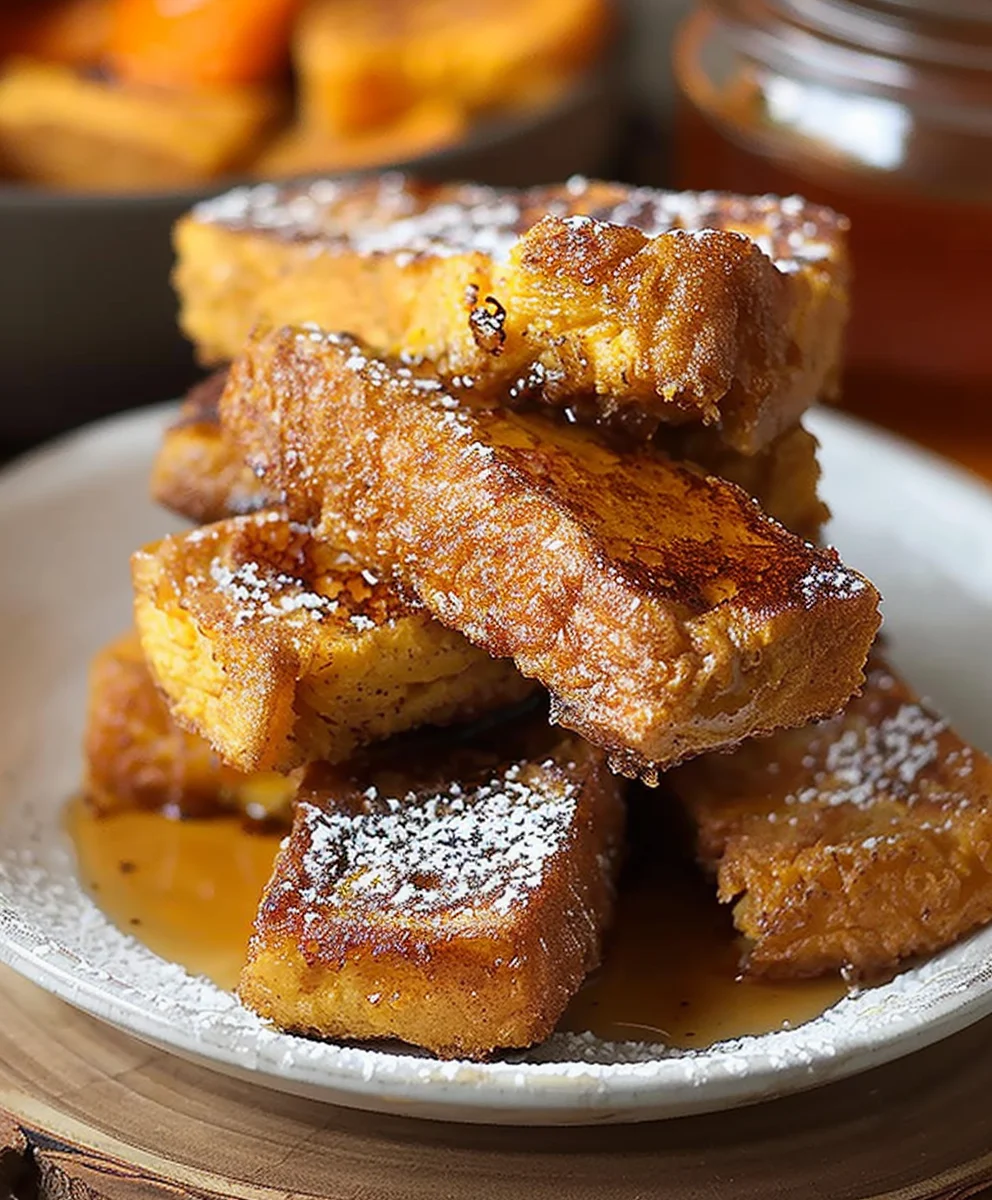 Min. Kürbis-French-Toast-Sticks: Familienliebling!