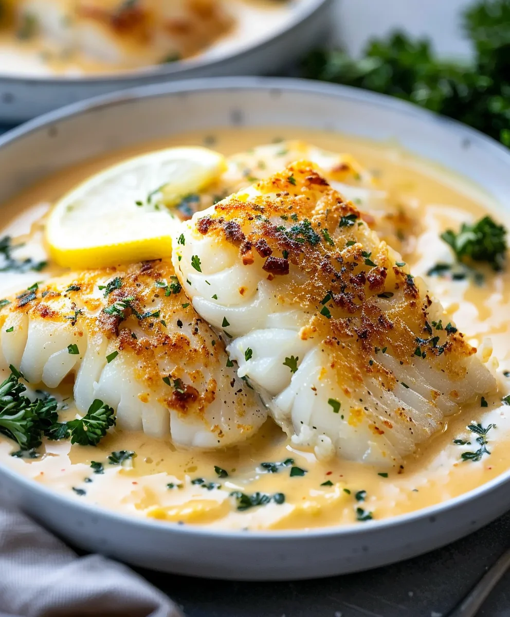 Köstlicher Back-Kabeljau in Kokos-Zitronen-Creme schnell gemacht