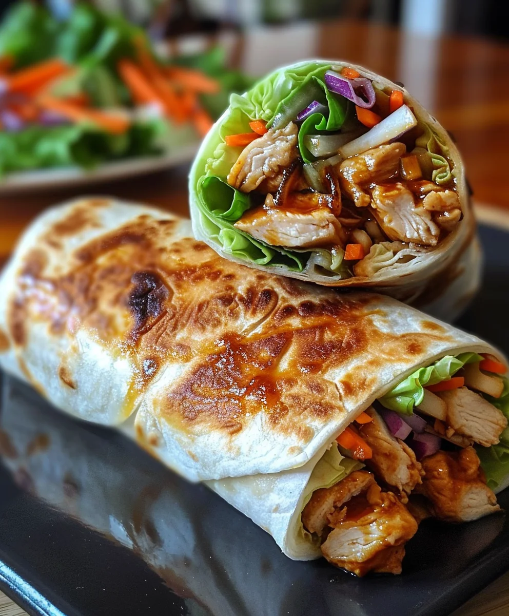 Teriyaki Chicken Wrap Rezept: Dein schnelles Geschmacksabenteuer.