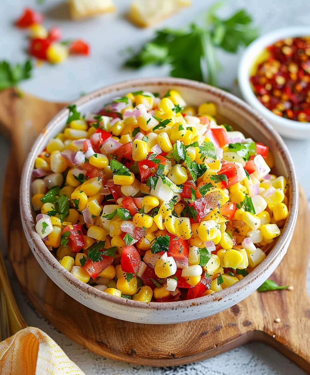 Paprika Mais Salat: Schnell gemacht, herrlich frisch!