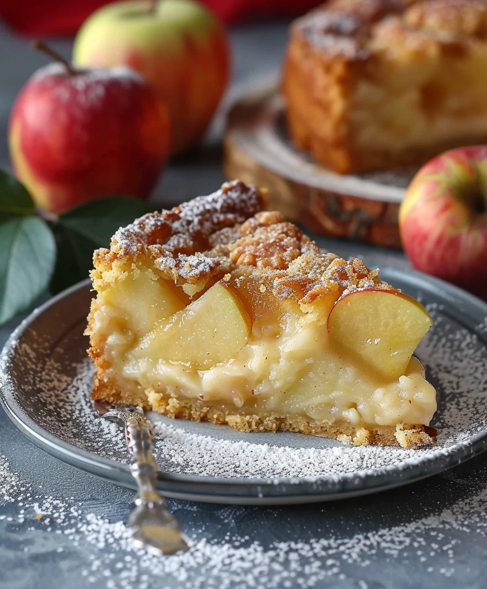 Apfel Pudding Kuchen: Einfaches Rezept für saftigen Genuss