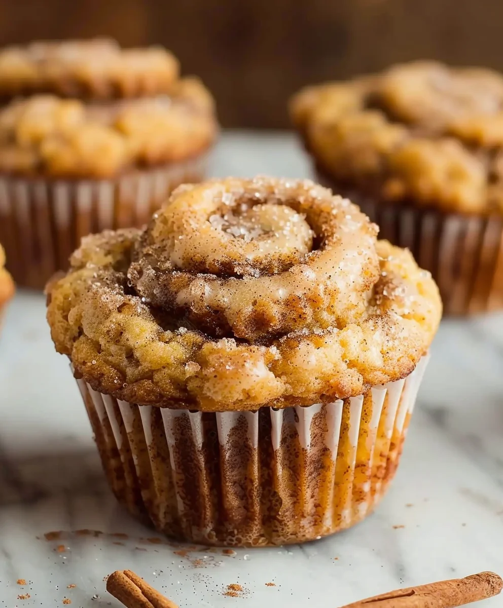 Einfache Zimtschnecken Muffins