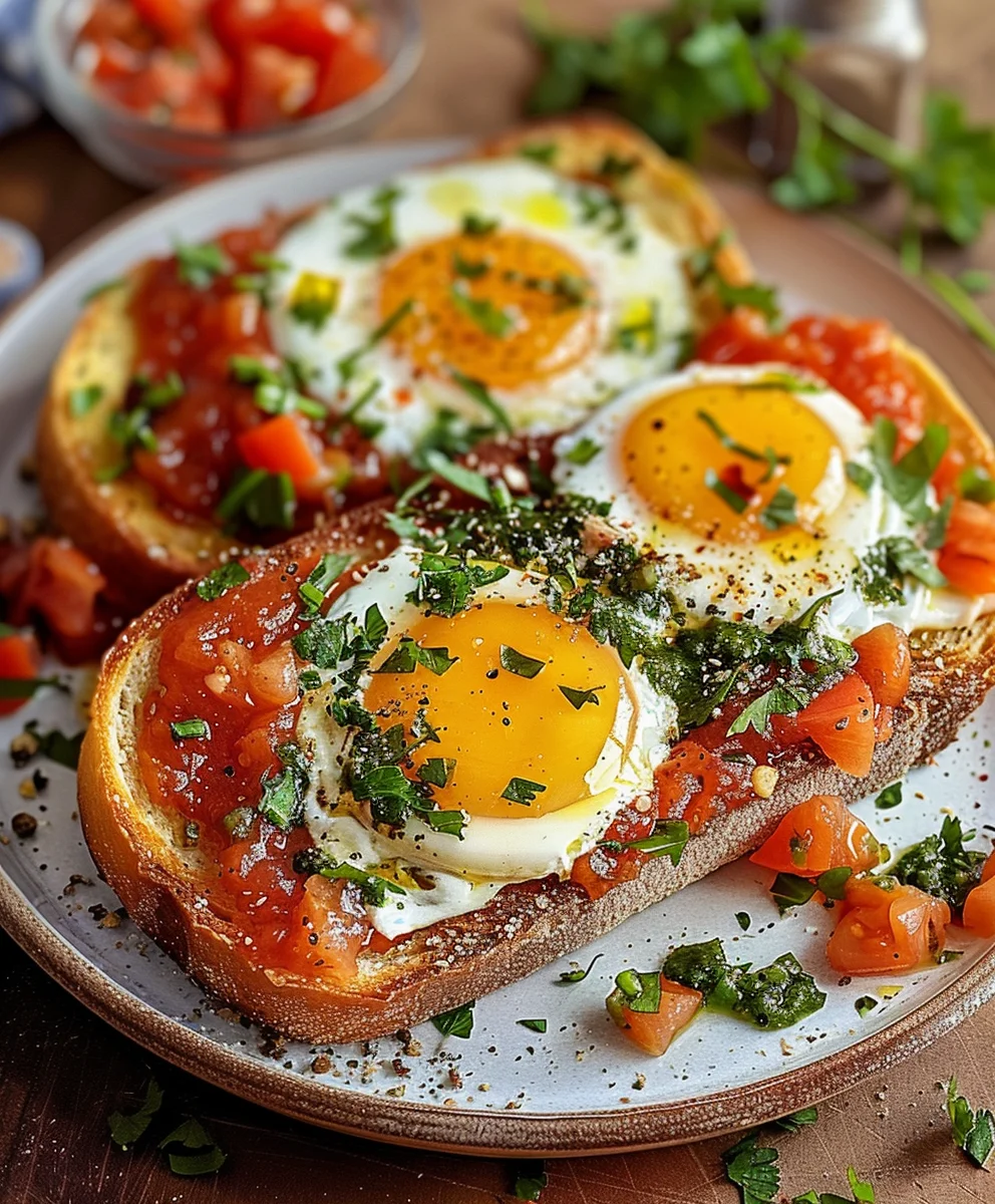 Blitzschnelles Shakshouka Toast – Dein neues Lieblingsrezept!