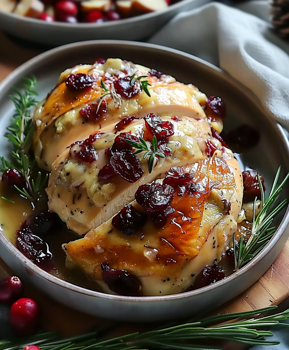 Beeindruckendes Cranberry Brie Hähnchen – Dein Festessen