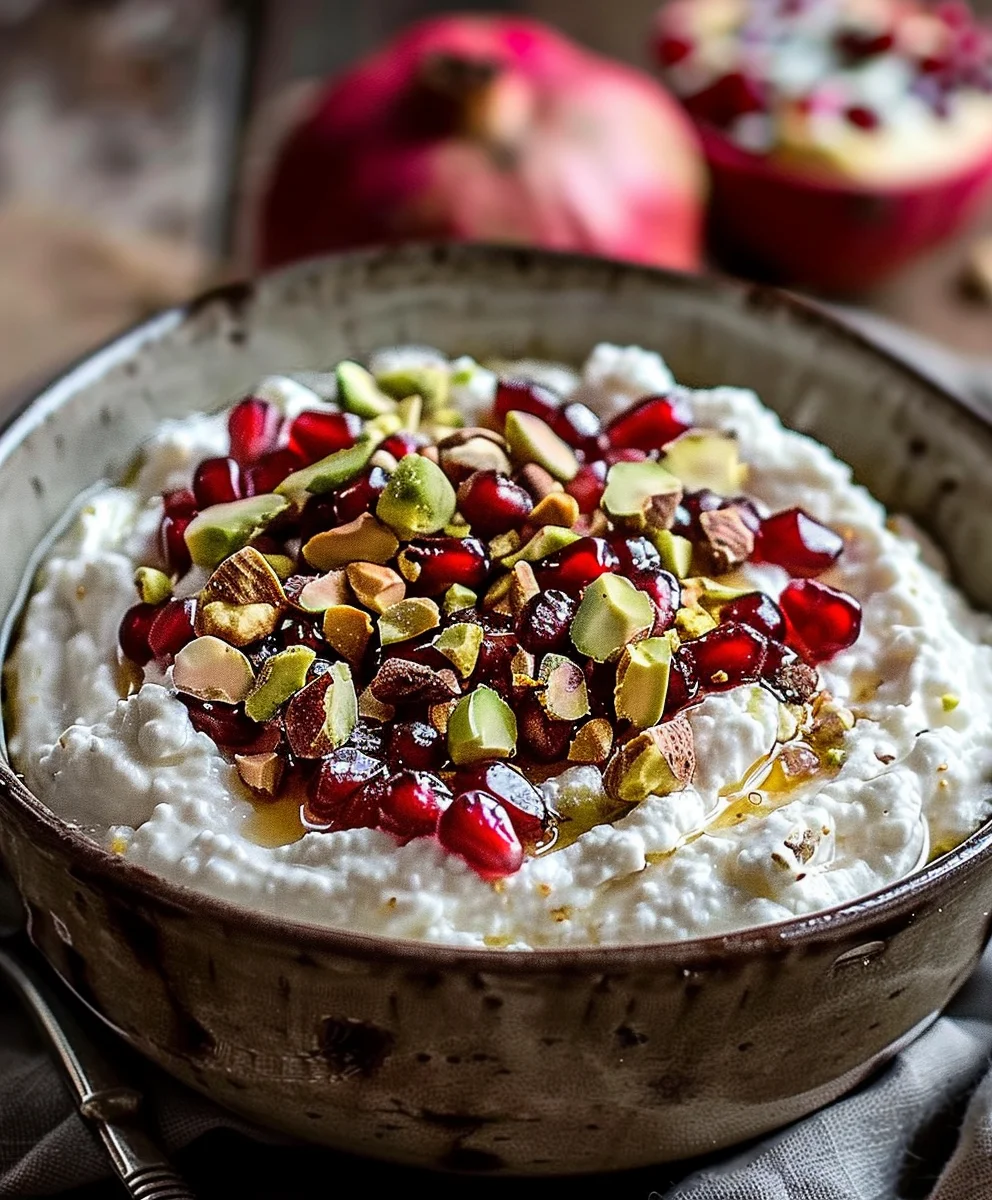 Granatapfel Pistazien Feta-Creme Rezept – schnell & lecker