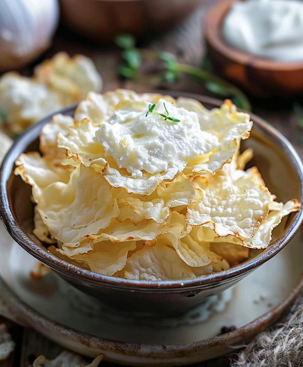 Knusprige Huettenkaese Chips: Dein Hochprotein Snack Rezept!