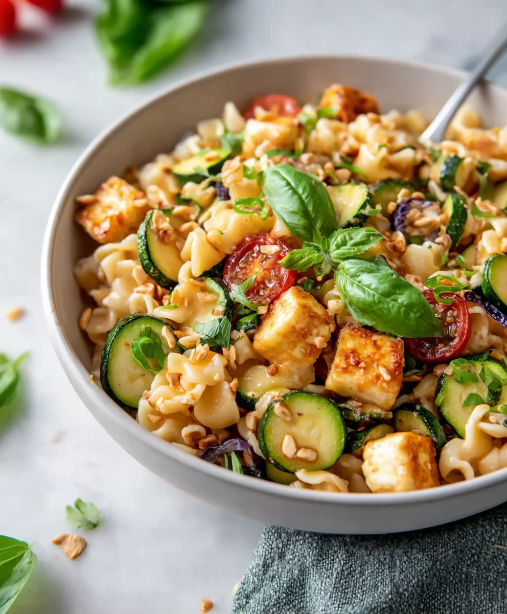 Best Colorful Halloumi Pasta Salad – Perfect for Summer!