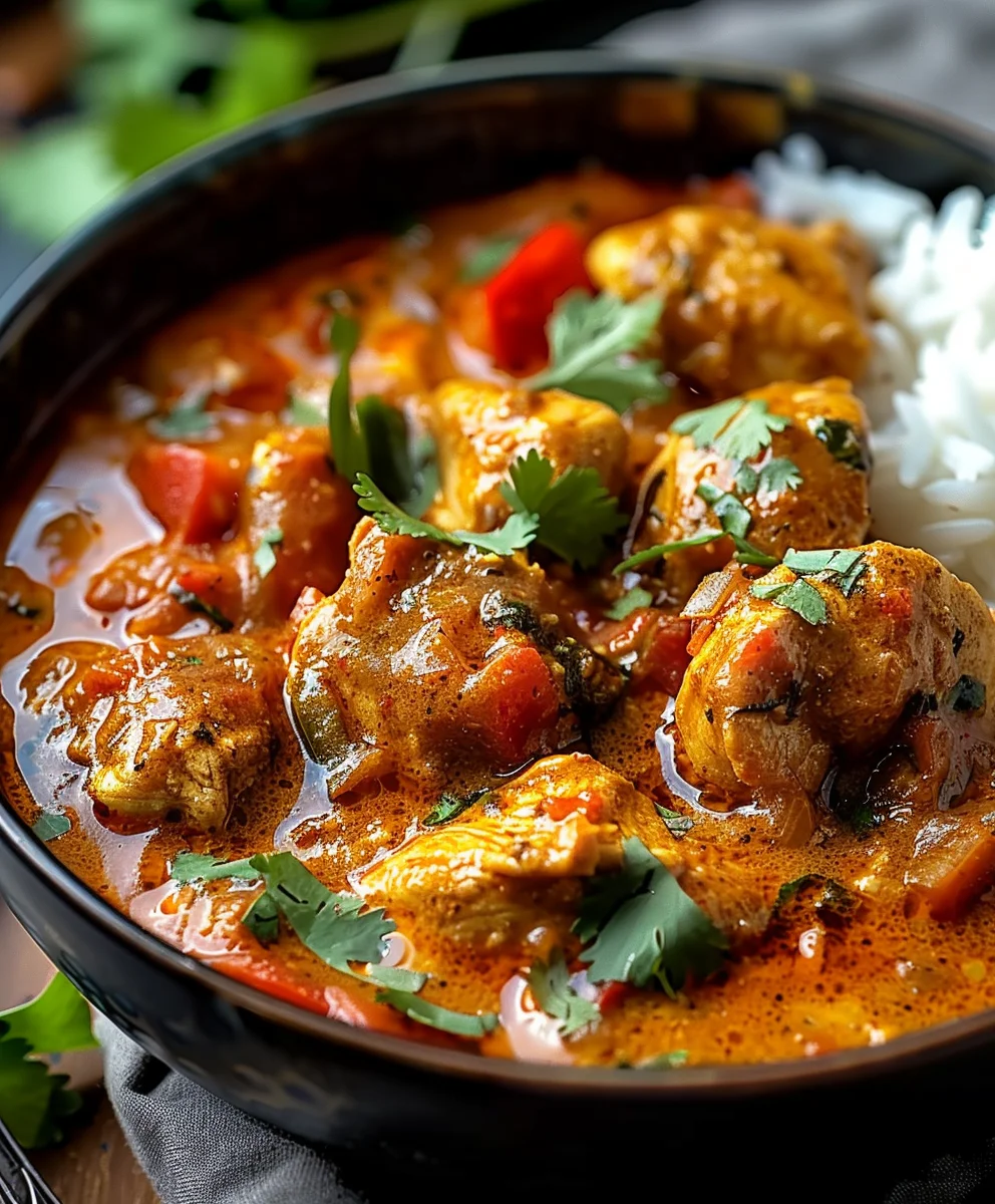 Afrikanisches Kokos Hähnchen Curry: Ein Fest für die Sinne!