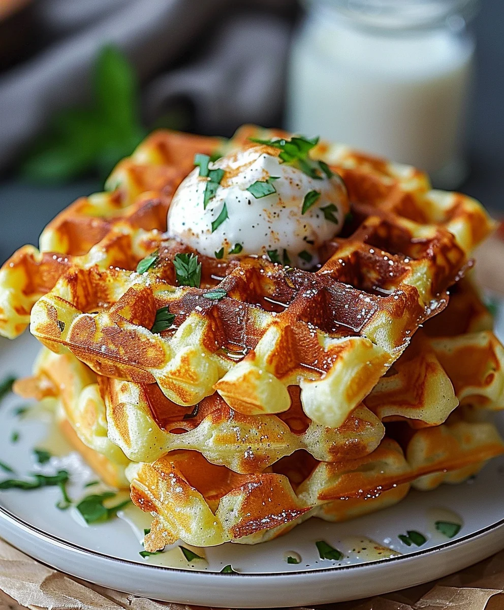 Einfache & Knusprige Kartoffelwaffeln – schnell gemacht!