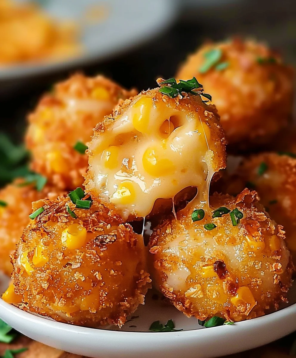 Crispy Corn Cheese Bites