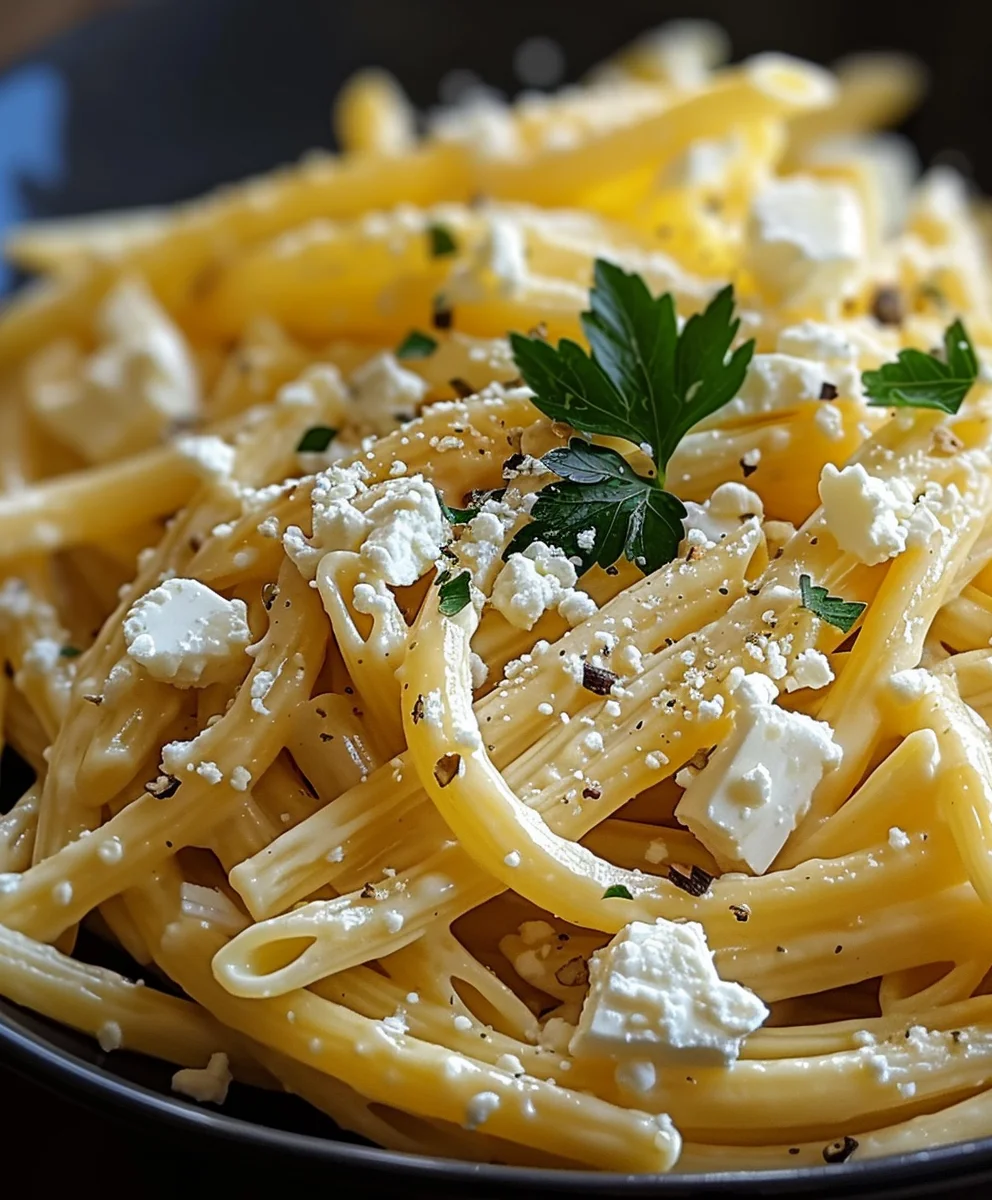 Zitronen Feta Pasta: Schnell, Lecker & Einfach Genießen!