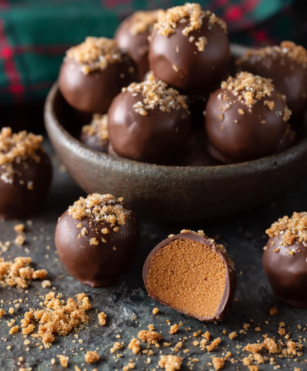 Spekulatius Kugeln: Einfache Weihnachtspralinen selbstgemacht