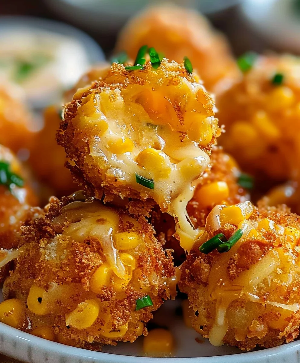 Crispy Corn Cheese Bites Rezept: Einfach, schnell & lecker!