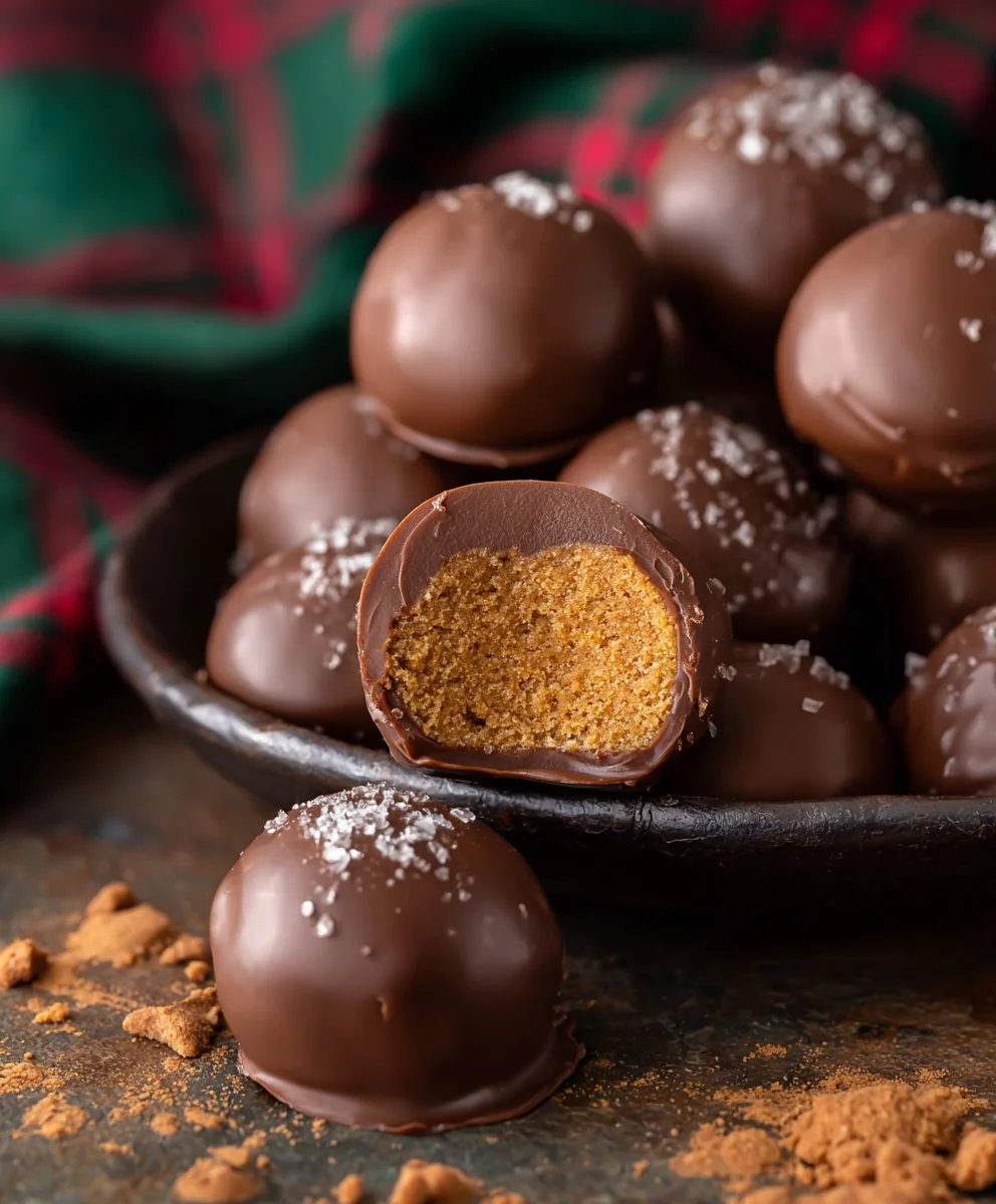 Spekulatius Kugeln: Einfache Weihnachtspralinen selbstgemacht